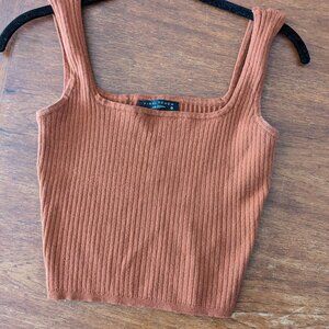 Final Touch Cropped Sweater Tank